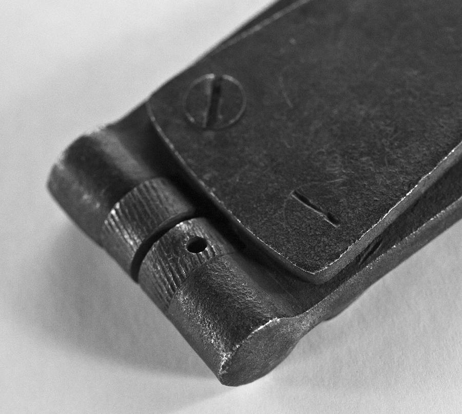 Black And White Handheld Holepunch Photograph by Wilma  Birdwell