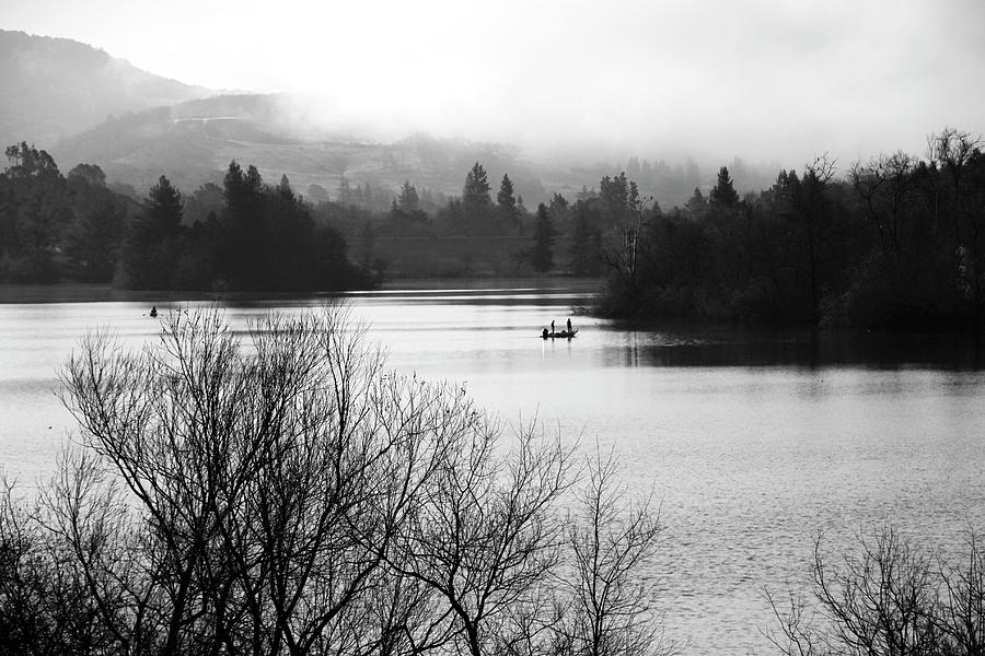 Black and White Lake Photograph by Pauline Darrow - Fine Art America