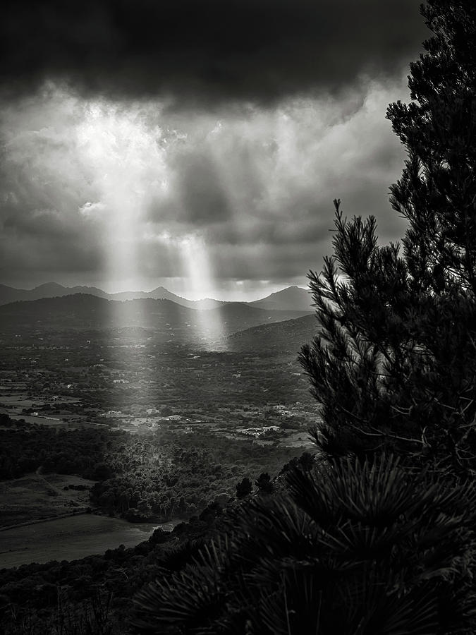 Black And White Photograph - Black and White Mallorca by Alexander Voss