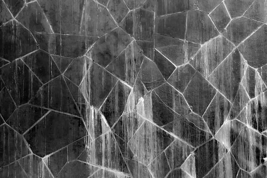 Black and White Marble Stone Photograph by John Williams