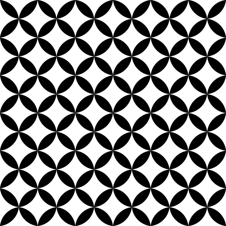 simple black and white design patterns