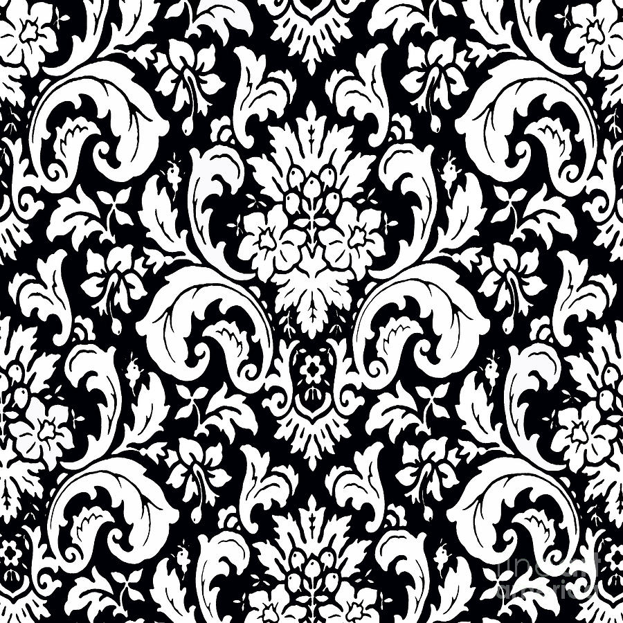 White Paisley Background