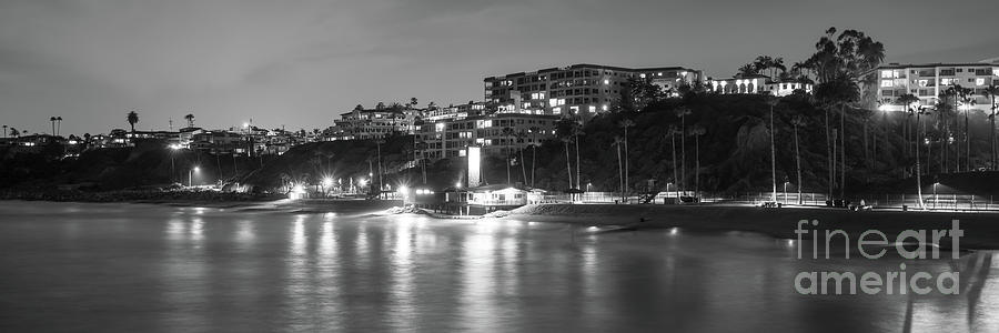 Black and White Panoramic Photo of the San Clemente Skyline Photograph by Paul Velgos