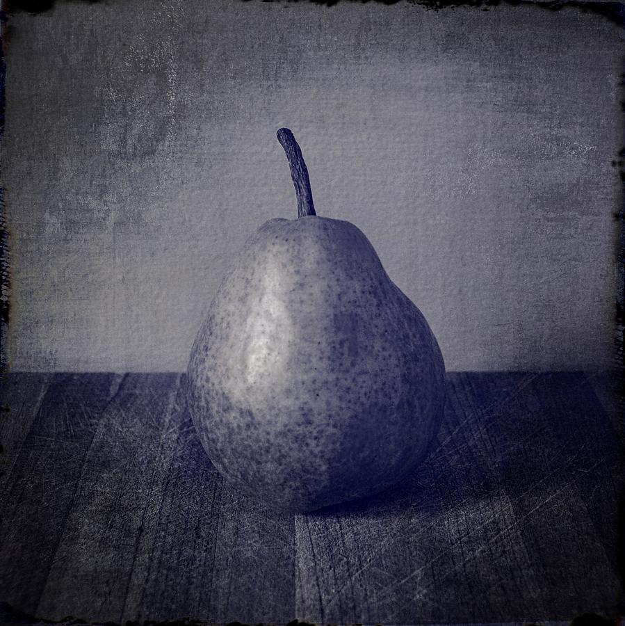 Black and White Pear Photograph by Michelle Calkins