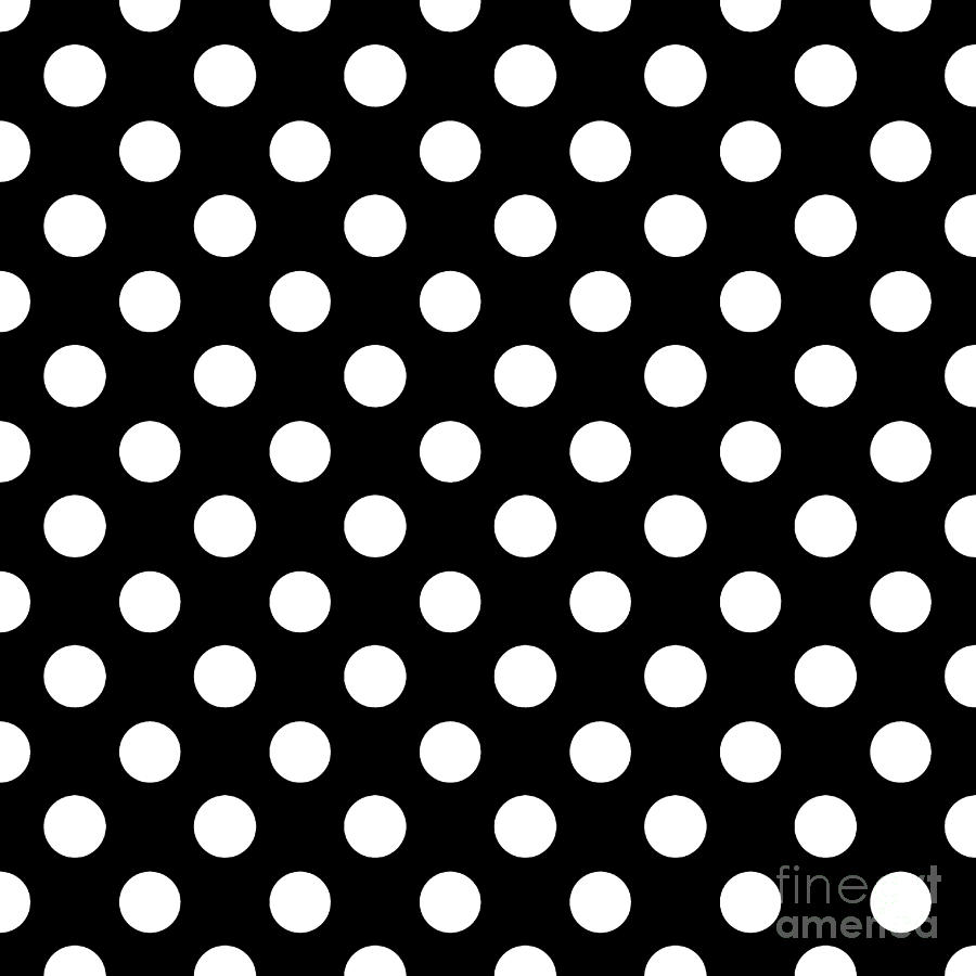 Black And White Polka Dots Photograph by Janelle Tweed
