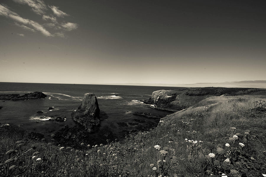 Black and White Seascape Photograph by Kristen Beck - Fine Art America