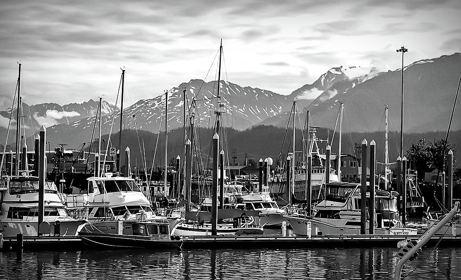 Black and White Seward Alaska 2 Photograph by Aimee L Maher ALM GALLERY
