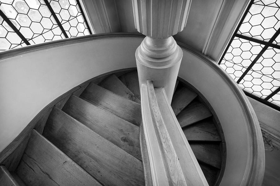 Black and white stairs Photograph by Jenny Setchell