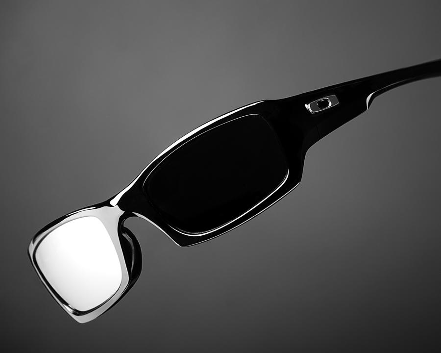 Oakley Photograph - Black and White Sunglasses by Noah Katz