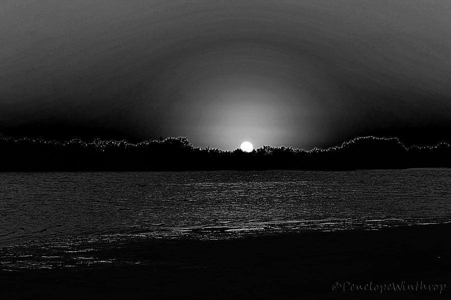  Black  And White Sunset  Photograph by Penelope Winthrop