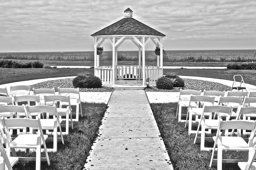 Black and White Wedding Photograph by Frozen in Time Fine Art Photography