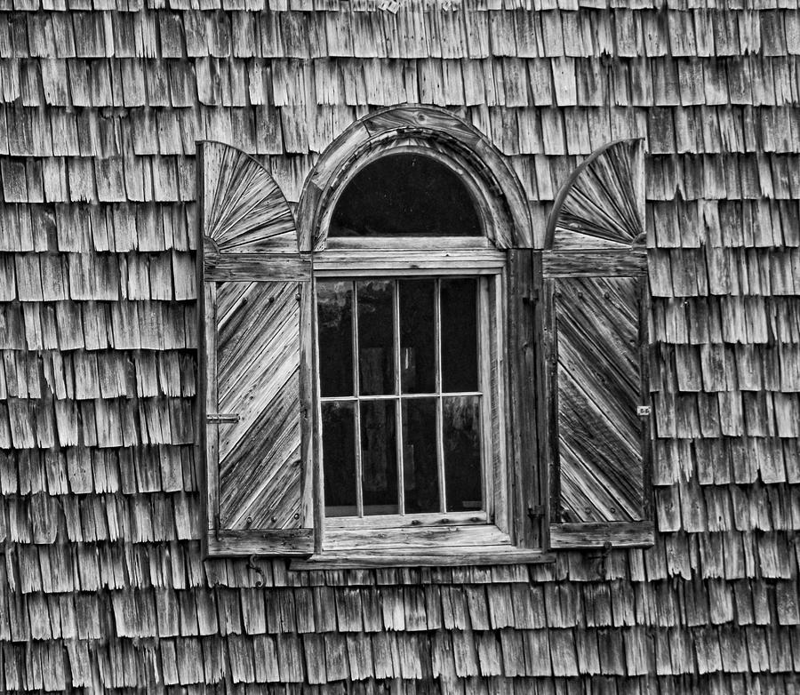 Black and White Window Photograph by Linda Brown