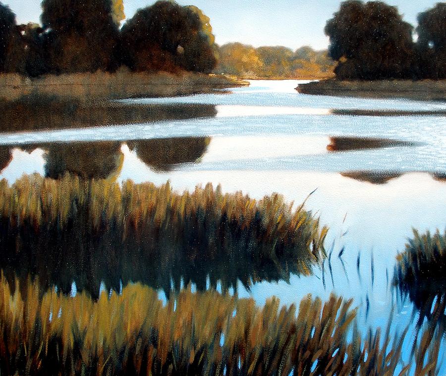 Water Painting - Black Bayou by Kevin Leveque