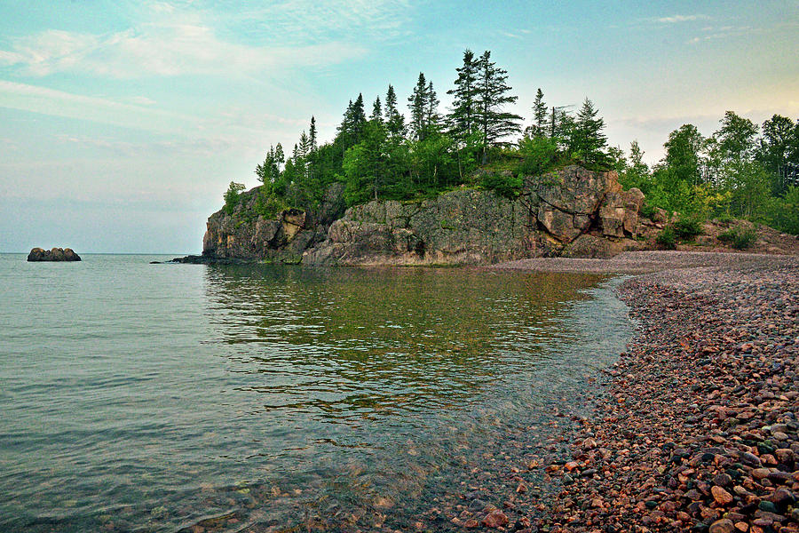 Black Beach North Shore MN Photograph by Dom J Manalo