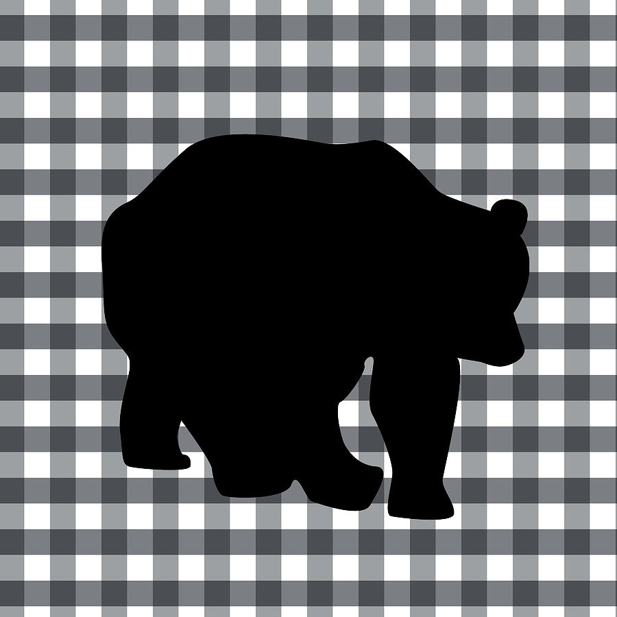 Wildlife Digital Art - Black Bear by Linda Woods