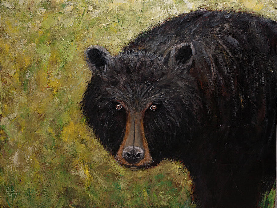 Black Bear Of The Blue Ridge Mountains Painting