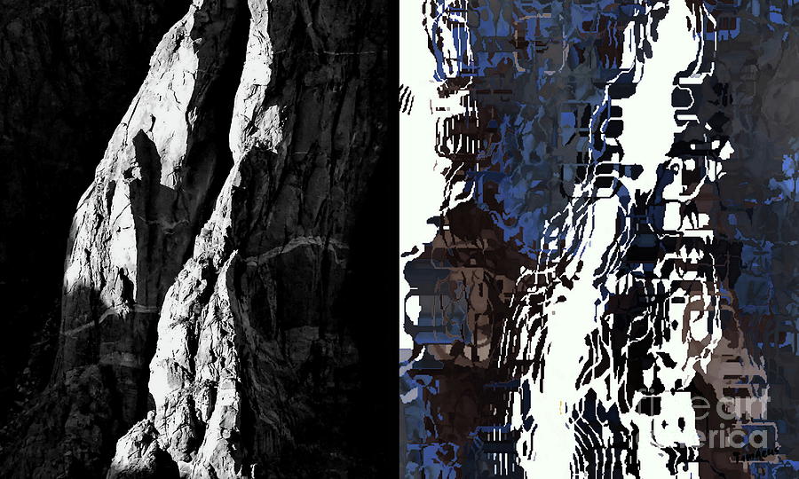 Black Canyon Before and After Digital Art by Tim Richards
