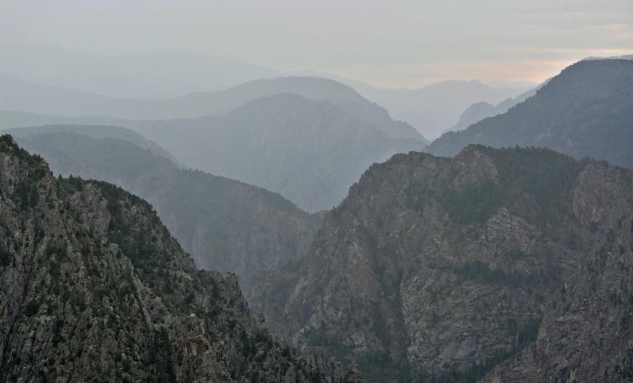 Black Canyon of the Gunnison in Colorado Photograph by Amy McDaniel