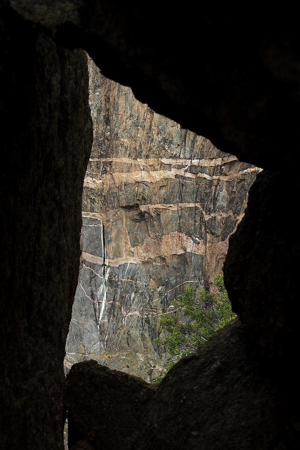 Black Canyon Through A Portal Photograph