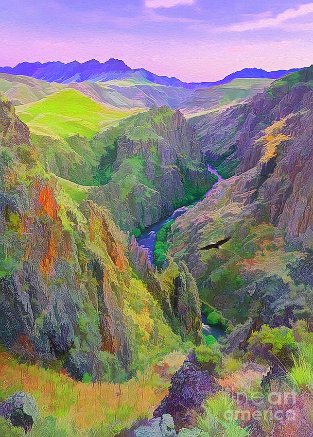 Black Canyon Digital Art by Walter Colvin