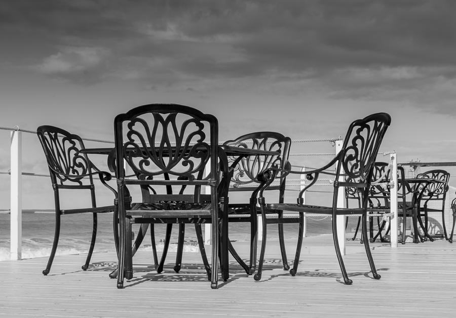 Black Cast Iron Seats Photograph by John Williams