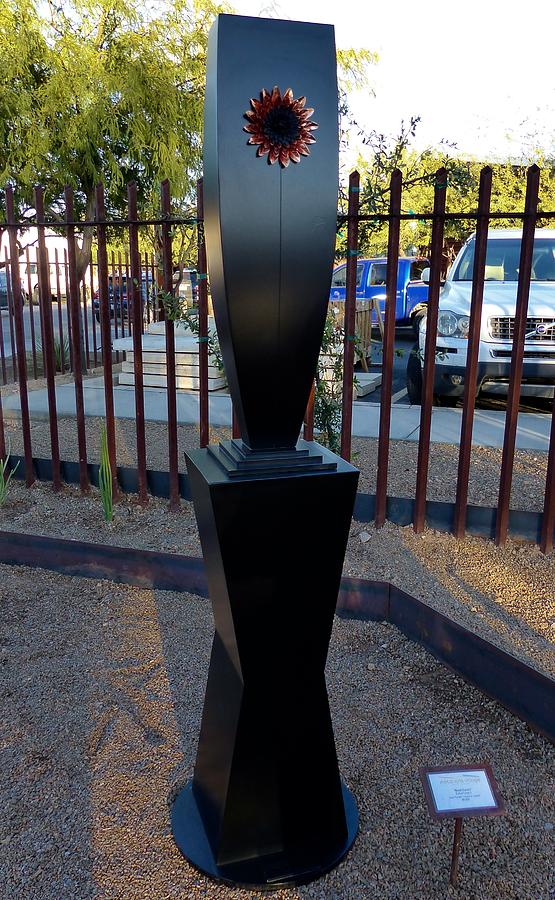 Black Dahlia-3 Sculpture by Robert Hartl