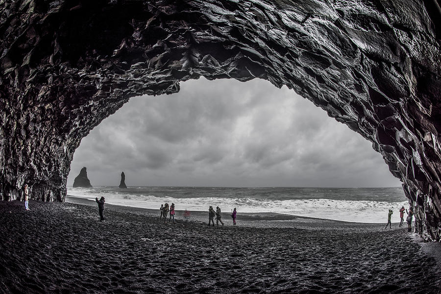 Black diamond beach, Iceland Photograph by Pradeep Raja PRINTS