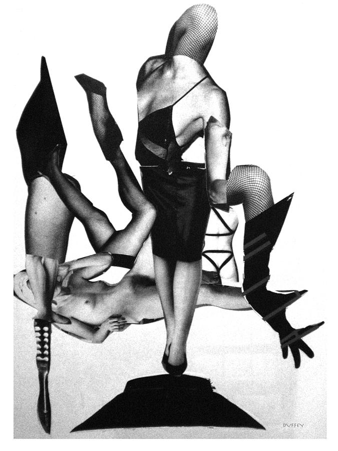 Black Drag-en Point Digital Art by Doug Duffey