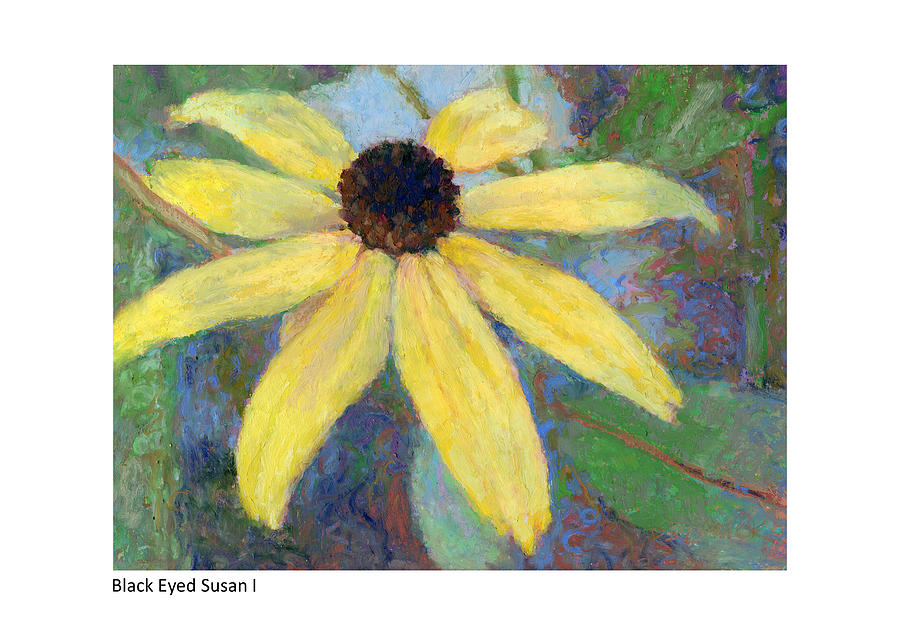 Black Eyed Susan I Painting by Betsy Derrick