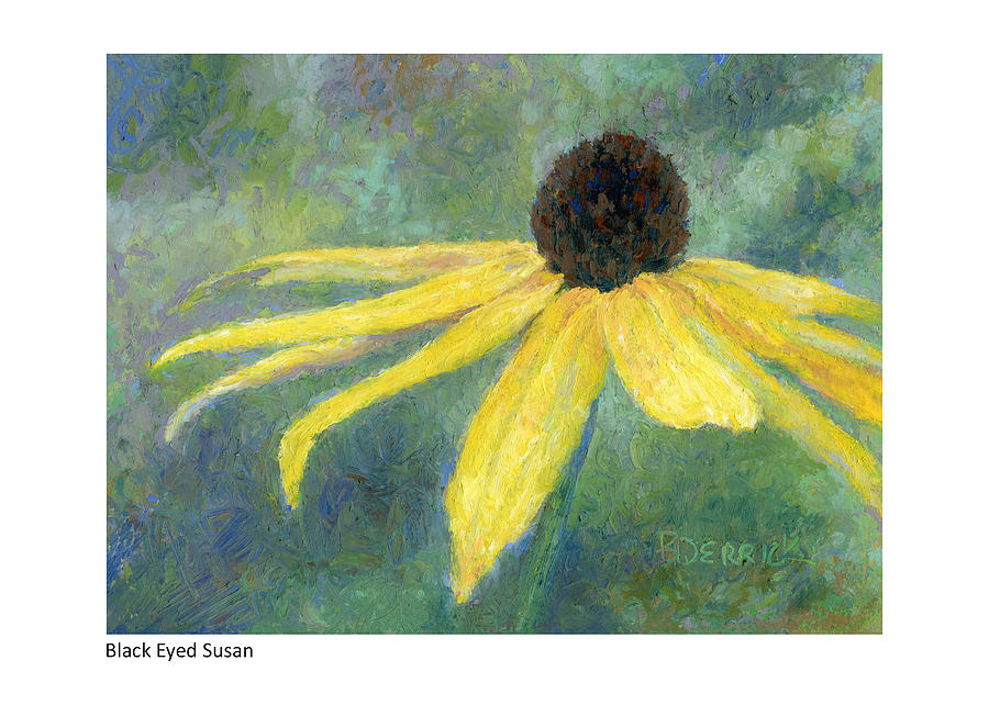 Black Eyed Susan II Painting by Betsy Derrick