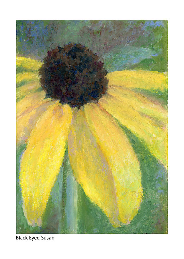 Black Eyed Susan III Painting by Betsy Derrick