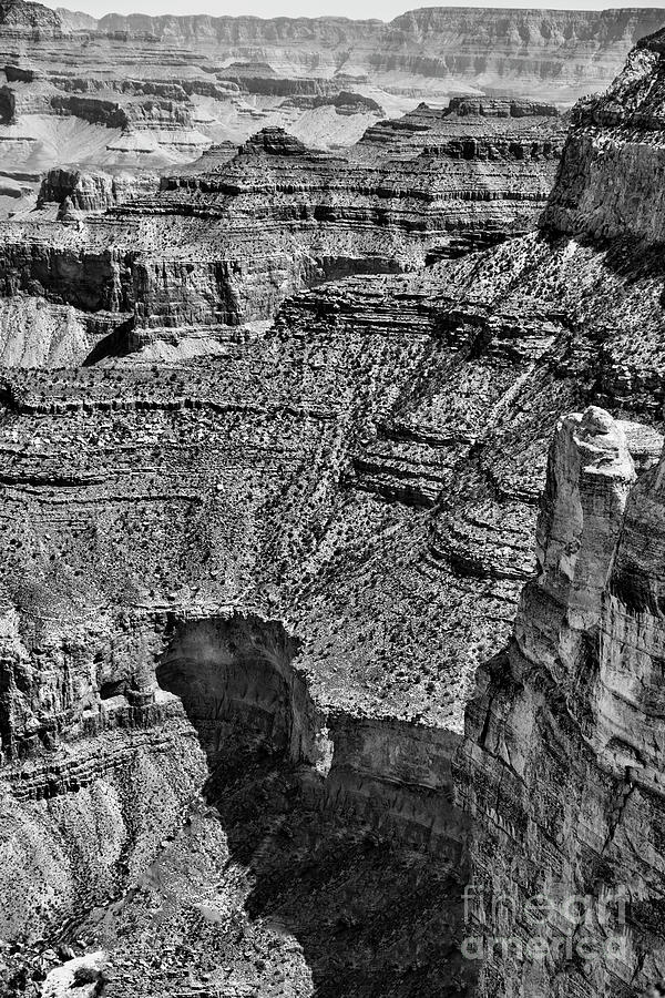 Black Grand Canyon III Photograph by Chuck Kuhn