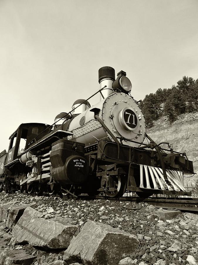 Black Hawk Train- Historical Colorado Photograph by Connor Beekman