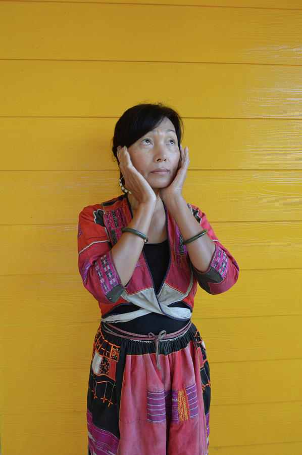 Black Hmong Woman 7 Photograph by Thu Nguyen
