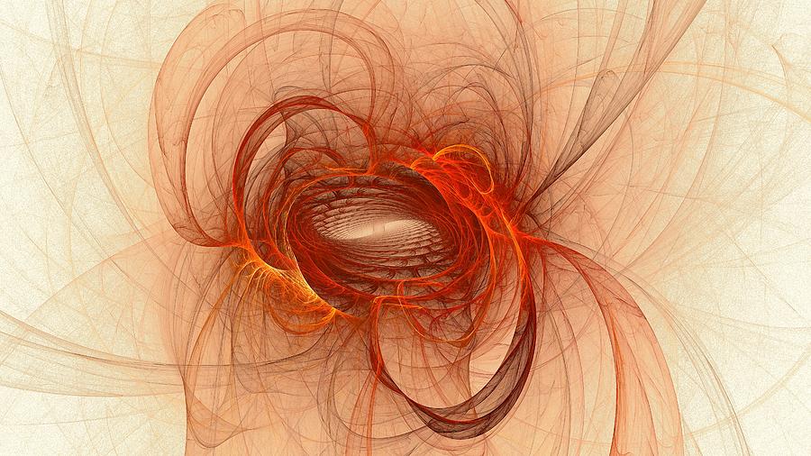 Black Hole Fire Digital Art by Doug Morgan