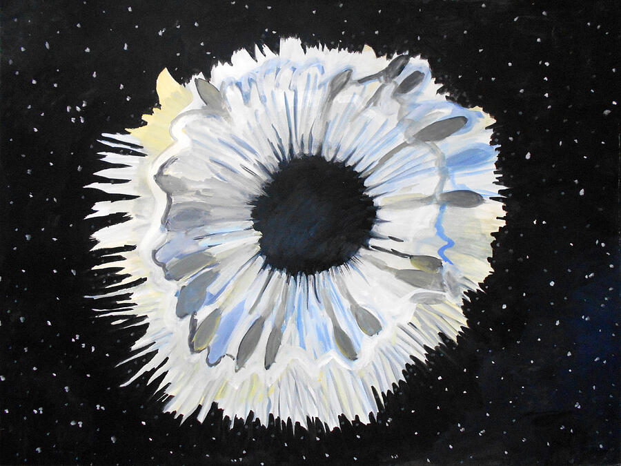 Black Hole Or Is It? Painting by Laura Joan Levine