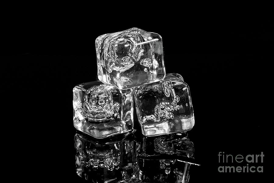 Black Ice Photograph by Anthony Sacco
