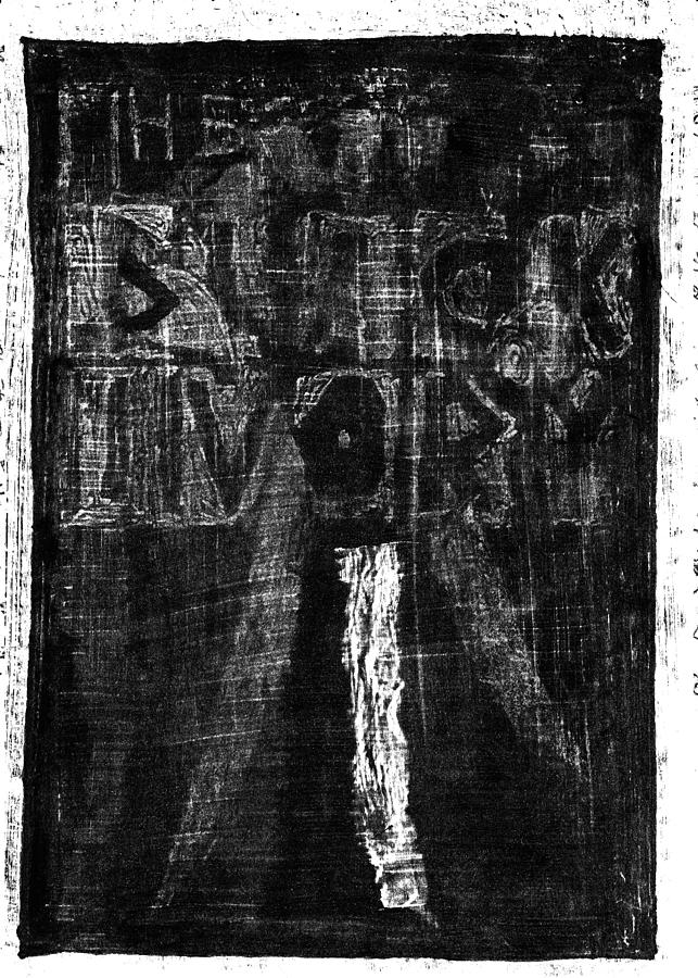 Black Ivory Issue 1 back cover Drawing by Edgeworth Johnstone