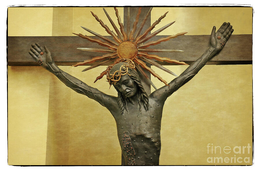 Black Jesus on cross Photograph by Michael Ziegler