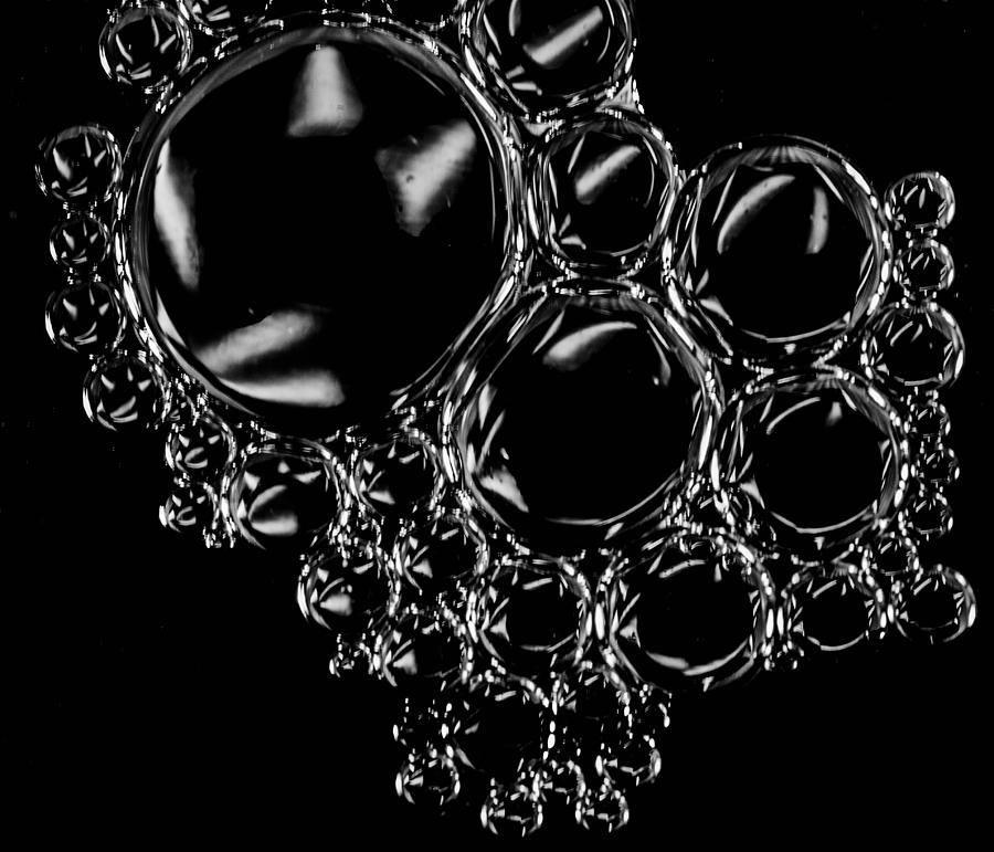 Oil Photograph - Black Jewel Cluster by Bruce Pritchett
