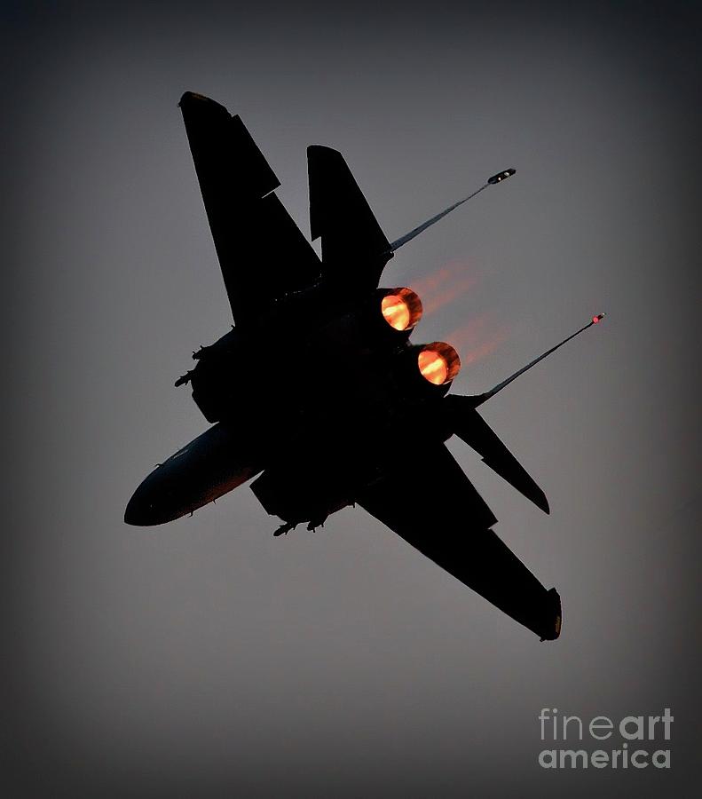Black Magic F-15E Eagle Photograph by Gus McCrea