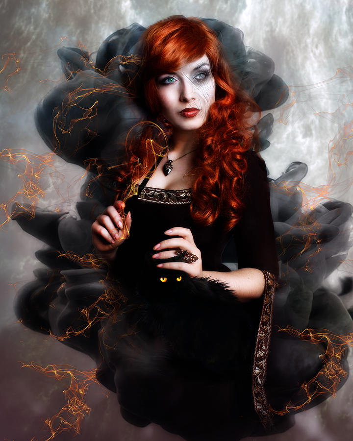 Magic Digital Art - Black Magic by Karen Howarth