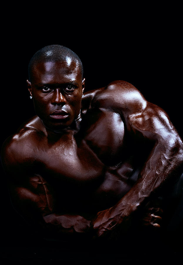 Black Fitness Model Male