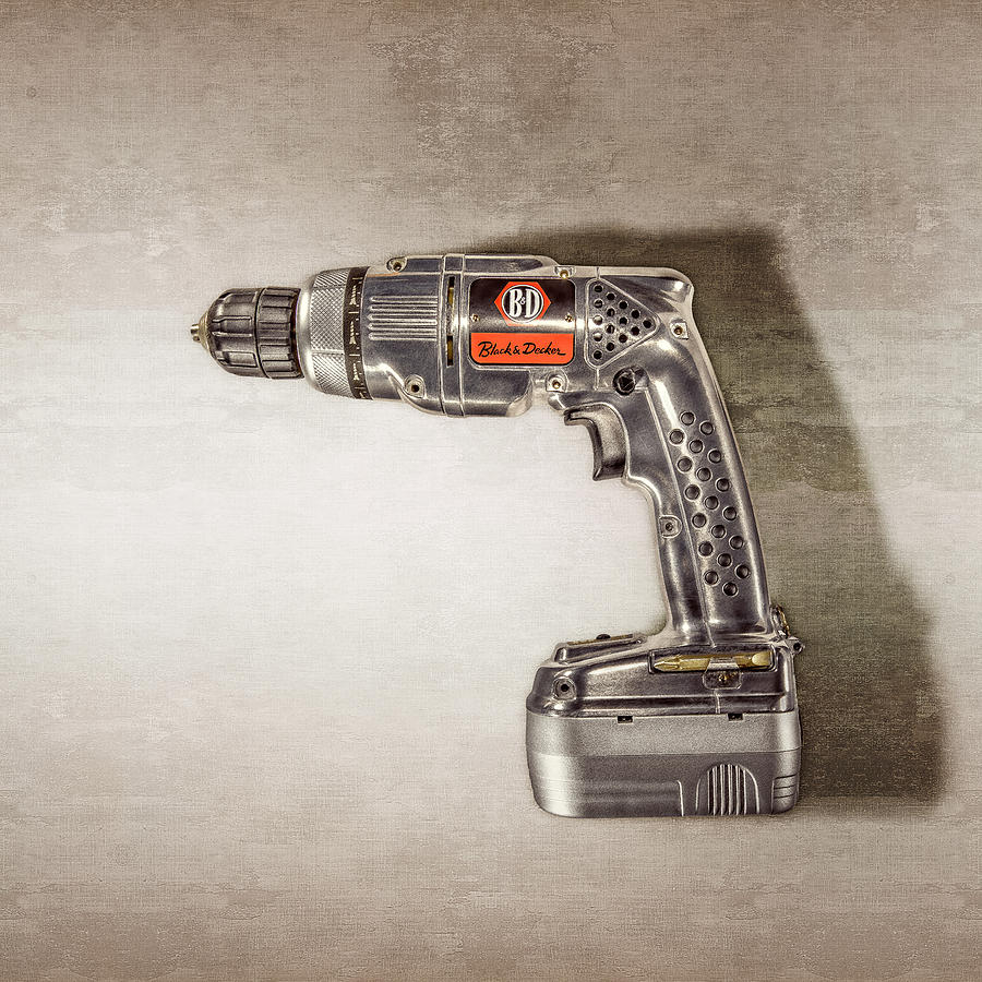 vintage Black and Decker electric drill Stock Photo - Alamy