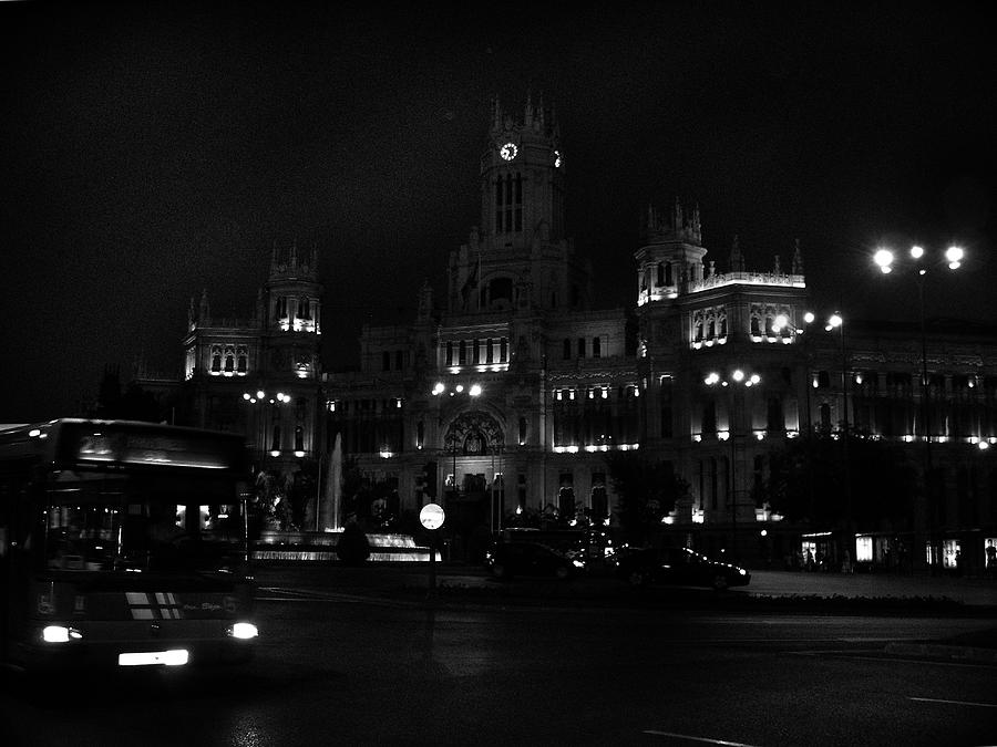 Black Night In Madrid Photograph by Connie Handscomb