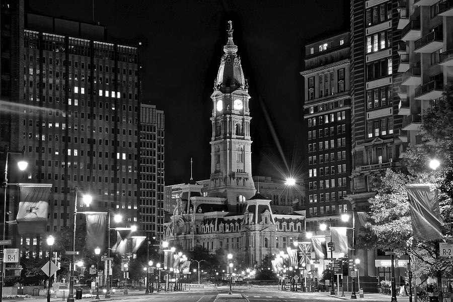 Black Night in Philly 2016 Photograph by Frozen in Time Fine Art Photography