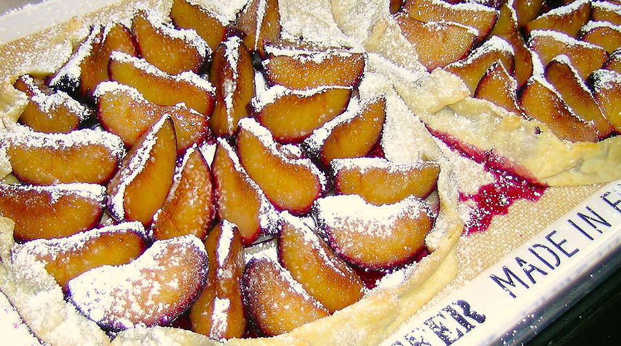 Dusted Black Plum Galette Photograph by James Temple