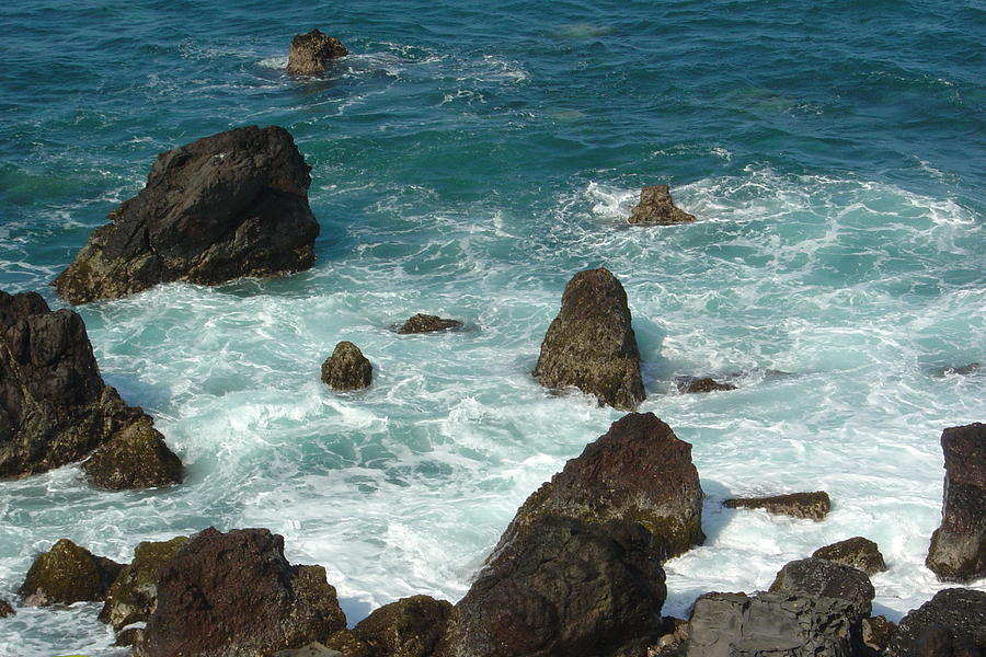 Black Rocks and Ocean St Kitts Photograph by Patty Vicknair