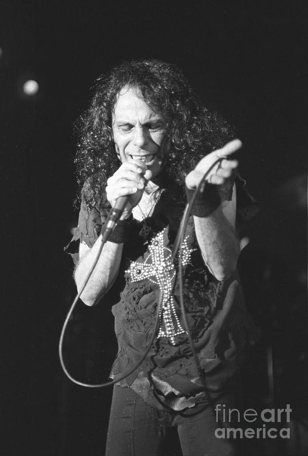 Black Sabbath Photograph - Black Sabbath - Ronnie James Dio by Concert Photos
