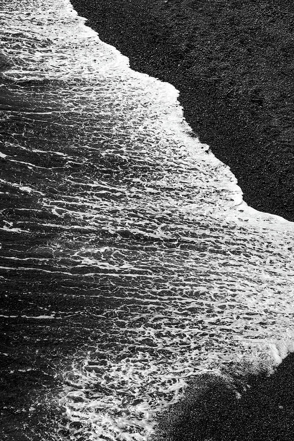 Black Sand Photograph by Alan Hart